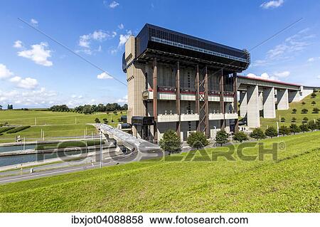 The boat lift of Strepy-Thieu, Canal du Centre, UNESCO, Strepy-Thieu, Hainaut, Belgium, Europe View Large Photo Image Stock Photo - The boat lift of Strepy-Thieu, Canal du Centre, UNESCO, Strepy-Thieu, Hainaut, Belgium, Europe. Fotosearch