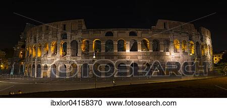 The Colosseum by night, Rome, Lazio, Italy, Europe View Large Photo Image Stock Image - The Colosseum by night, Rome, Lazio, Italy, Europe. Fotosearch