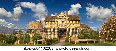 The half timbered north tower built in the 1280s, the finest fortified medieval manor house in England, Stokesay Castle, Shropshire, England, United Kingdom, Europe View Large Photo Image Stock Image - The half timbered north tower built in the 1280s, the finest fortified medieval manor house in England, Stokesay Castle, Shropshire, England, United Kingdom, Europe. Fotosearch