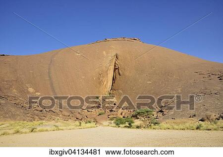 The labia of Aicha, weathered stone of the monolith, Adrar region, Mauritania, Africa View Large Photo Image Stock Image - The labia of Aicha, weathered stone of the monolith, Adrar region, Mauritania, Africa. Fotosearch