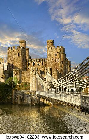 The medieval Conwy Castle or Conway Castle, built 1283 for Edward I., UNESCO World Heritage Site, Conwy, Wales, Great Britain View Large Photo Image Stock Image - The medieval Conwy Castle or Conway Castle, built 1283 for Edward I., UNESCO World Heritage Site, Conwy, Wales, Great Britain. Fotosearch