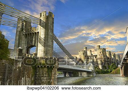 The medieval Conwy Castle or Conway Castle, built 1283 for Edward I., UNESCO World Heritage Site, Conwy, Wales, Great Britain View Large Photo Image Stock Photograph - The medieval Conwy Castle or Conway Castle, built 1283 for Edward I., UNESCO World Heritage Site, Conwy, Wales, Great Britain. Fotosearch