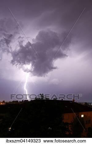 Thunderstorm above Kreuzlingen, Canton of Thurgau, Switzerland, Europe View Large Photo Image Stock Image - Thunderstorm above Kreuzlingen, Canton of Thurgau, Switzerland, Europe. Fotosearch