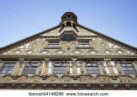 Town hall, Burgkunstadt, Upper Franconia, Franconia, Bavaria, Germany, Europe View Large Photo Image Stock Photograph - Town hall, Burgkunstadt, Upper Franconia, Franconia, Bavaria, Germany, Europe. Fotosearch