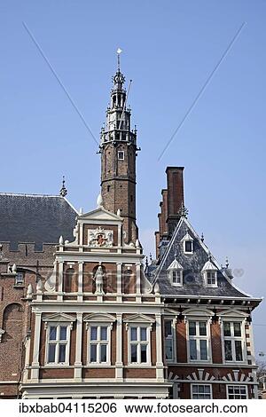 Town Hall with St. Bavokerk church, Grote Markt, Haarlem, province of North Holland, The Netherlands, Europe View Large Photo Image Stock Photograph - Town Hall with St. Bavokerk church, Grote Markt, Haarlem, province of North Holland, The Netherlands, Europe. Fotosearch