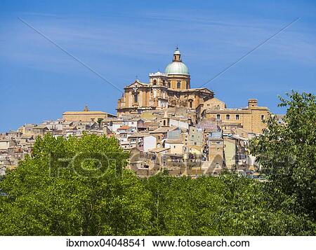 Town view with Piazza Armerina Cathedral, Piazza Armerina, Province of Enna, Sicily, Italy, Europe View Large Photo Image Stock Image - Town view with Piazza Armerina Cathedral, Piazza Armerina, Province of Enna, Sicily, Italy, Europe. Fotosearch