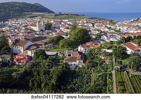 Townscape, Angra do Heroismo, Terceira, Azores, Portugal, Europe View Large Photo Image Stock Image - Townscape, Angra do Heroismo, Terceira, Azores, Portugal, Europe. Fotosearch