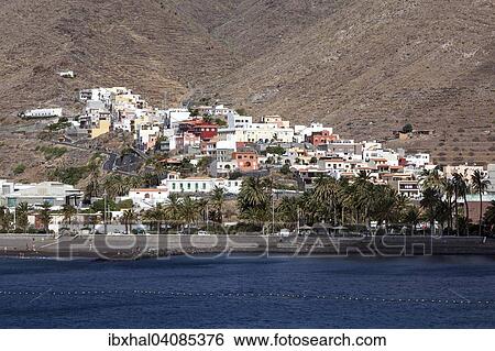 Townscape, San Sebastian, La Gomera, Canary Islands, Spain, Europe View Large Photo Image Stock Photograph - Townscape, San Sebastian, La Gomera, Canary Islands, Spain, Europe. Fotosearch