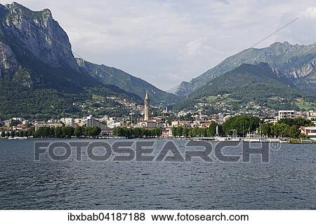 Townscape with Church of San Nicolo, Lecco, Lake Como, Lago di Como, Lombardy, Italy, Europe View Large Photo Image Stock Photo - Townscape with Church of San Nicolo, Lecco, Lake Como, Lago di Como, Lombardy, Italy, Europe. Fotosearch