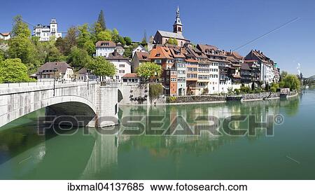 Townscape with Heilig-Geist-Kirche, or Holy Ghost Church, High Rhine, Laufenburg, Black Forest, Baden-Wurttemberg, Germany, Europe View Large Photo Image Stock Photography - Townscape with Heilig-Geist-Kirche, or Holy Ghost Church, High Rhine, Laufenburg, Black Forest, Baden-Wurttemberg, Germany, Europe. Fotosearch