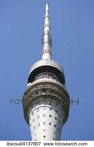 TV tower, Dresden Wachwitz, Dresden, Saxony, Germany, Europe View Large Photo Image Stock Photo - TV tower, Dresden Wachwitz, Dresden, Saxony, Germany, Europe. Fotosearch