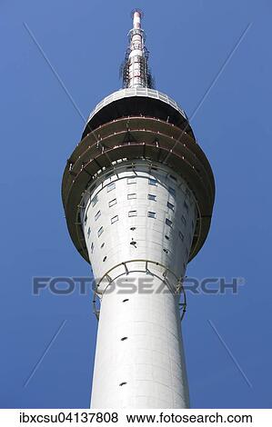 TV tower, Dresden Wachwitz, Dresden, Saxony, Germany, Europe View Large Photo Image Stock Photo - TV tower, Dresden Wachwitz, Dresden, Saxony, Germany, Europe. Fotosearch