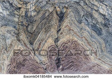 Unfolded former seabed, marine sediments, rock layers, Kong Oscar Fjord, Northeast Greenland National Park, Greenland, North America View Large Photo Image Picture - Unfolded former seabed, marine sediments, rock layers, Kong Oscar Fjord, Northeast Greenland National Park, Greenland, North America. Fotosearch