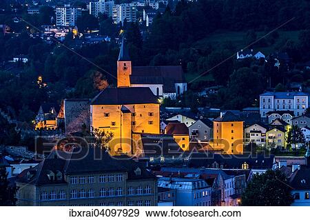 Veste Niederhaus Fortress, at the back the parish church of St. Severin and modern residential buildings, historic centre, Passau, Lower Bavaria, Bavaria, Germany, Europe View Large Photo Image Stock Photo - Veste Niederhaus Fortress, at the back the parish church of St. Severin and modern residential buildings, historic centre, Passau, Lower Bavaria, Bavaria, Germany, Europe. Fotosearch