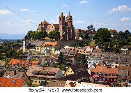 View from Eckhartsberg onto the historic centre with the Roman minster of St. Stephan, Breisach am Rhein, Upper Rhine, Black Forest, Baden-Wuerttemberg, Germany, Europe View Large Photo Image Stock Image - View from Eckhartsberg onto the historic centre with the Roman minster of St. Stephan, Breisach am Rhein, Upper Rhine, Black Forest, Baden-Wuerttemberg, Germany, Europe. Fotosearch