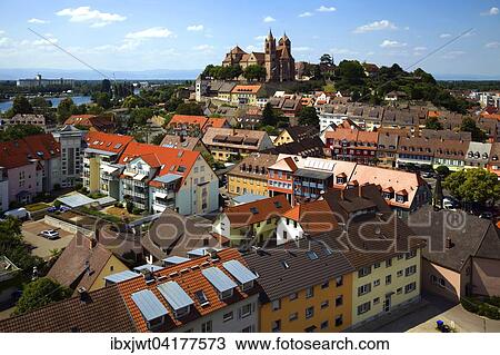 View from Eckhartsberg onto the historic centre with the Roman minster of St. Stephan, Breisach am Rhein, Upper Rhine, Black Forest, Baden-Wuerttemberg, Germany, Europe View Large Photo Image Stock Image - View from Eckhartsberg onto the historic centre with the Roman minster of St. Stephan, Breisach am Rhein, Upper Rhine, Black Forest, Baden-Wuerttemberg, Germany, Europe. Fotosearch