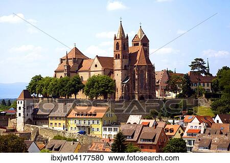 View from Eckhartsberg onto the historic centre with the Roman minster of St. Stephan, Breisach am Rhein, Upper Rhine, Black Forest, Baden-Wuerttemberg, Germany, Europe View Large Photo Image Stock Image - View from Eckhartsberg onto the historic centre with the Roman minster of St. Stephan, Breisach am Rhein, Upper Rhine, Black Forest, Baden-Wuerttemberg, Germany, Europe. Fotosearch