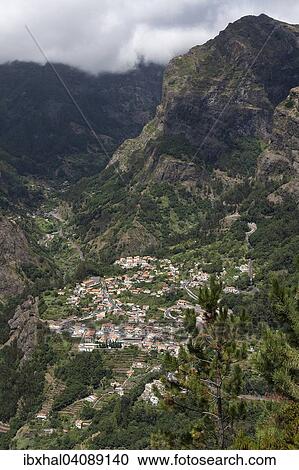 View from Eira do Serrado on Curral das Freiras, Madeira, Portugal, Europe View Large Photo Image Stock Image - View from Eira do Serrado on Curral das Freiras, Madeira, Portugal, Europe. Fotosearch