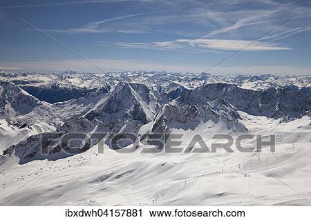 View from the Zugspitze onto the panorama of the Alps, Upper Bavaria, Bavaria, Germany, Europe View Large Photo Image Stock Image - View from the Zugspitze onto the panorama of the Alps, Upper Bavaria, Bavaria, Germany, Europe. Fotosearch