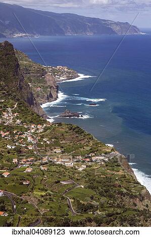 View of Arco de Sao Jorge and the north coast of Madeira, Madeira, Portugal, Europe View Large Photo Image Stock Image - View of Arco de Sao Jorge and the north coast of Madeira, Madeira, Portugal, Europe. Fotosearch