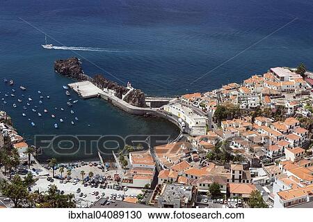 View of the harbor and old town of Camara de Lobos, Madeira, Portugal, Europe View Large Photo Image Stock Image - View of the harbor and old town of Camara de Lobos, Madeira, Portugal, Europe. Fotosearch