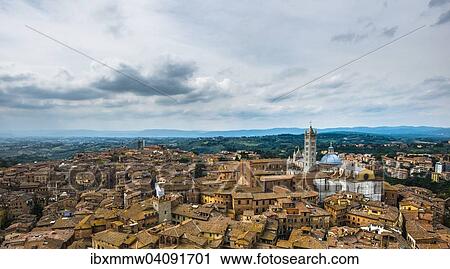 View of the old town with Siena Cathedra, Siena, Tuscany, Italy, Europe View Large Photo Image Stock Image - View of the old town with Siena Cathedra, Siena, Tuscany, Italy, Europe. Fotosearch