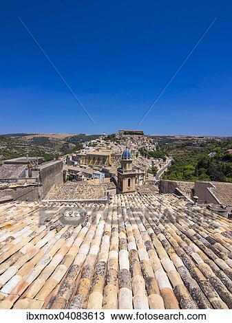 View of the town, at the front the Church of Santa Maria dell'Itria, Ragusa Ibla, UNESCO World Heritage Site, Val di Noto, Sicily, Italy, Europe View Large Photo Image Stock Image - View of the town, at the front the Church of Santa Maria dell'Itria, Ragusa Ibla, UNESCO World Heritage Site, Val di Noto, Sicily, Italy, Europe. Fotosearch