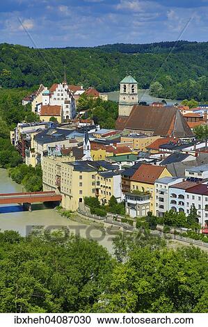 View of the town of Wasserburg am Inn, Upper Bavaria, Bavaria, Germany, Europe View Large Photo Image Stock Image - View of the town of Wasserburg am Inn, Upper Bavaria, Bavaria, Germany, Europe. Fotosearch