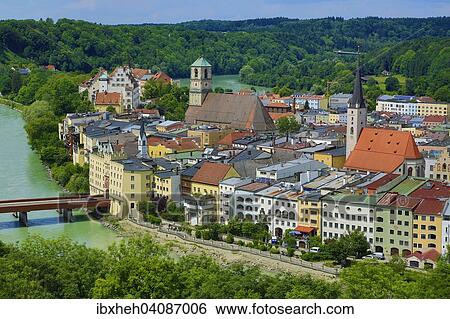 View of the town of Wasserburg am Inn, Upper Bavaria, Bavaria, Germany, Europe View Large Photo Image Stock Photograph - View of the town of Wasserburg am Inn, Upper Bavaria, Bavaria, Germany, Europe. Fotosearch