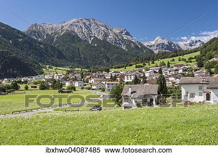 View of the village of Mustair, Graubunden, Switzerland, Europe View Large Photo Image Stock Photography - View of the village of Mustair, Graubunden, Switzerland, Europe. Fotosearch