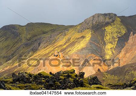 Volcanic mountains in the morning light, Rangarping Ytra, Southern Region, Iceland, Europe View Large Photo Image Picture - Volcanic mountains in the morning light, Rangarping Ytra, Southern Region, Iceland, Europe. Fotosearch