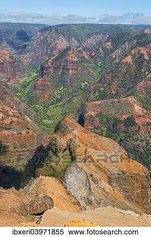 Waimea Canyon State Park or Grand Canyon of the Pacific, Kauai, Hawaii, USA View Large Photo Image Stock Photography - Waimea Canyon State Park or Grand Canyon of the Pacific, Kauai, Hawaii, USA. Fotosearch