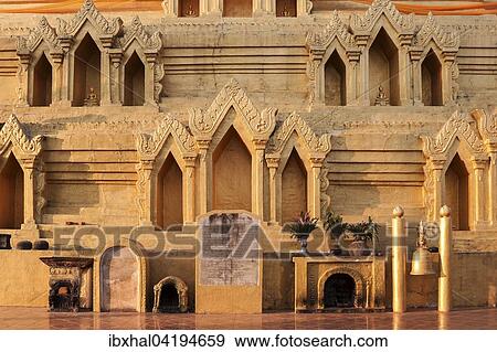 Stock Photo - Wat Jong Kham, detailed view, Kyaing Tong, Golden Triangle, Shan State, Myanmar, Asia. Fotosearch