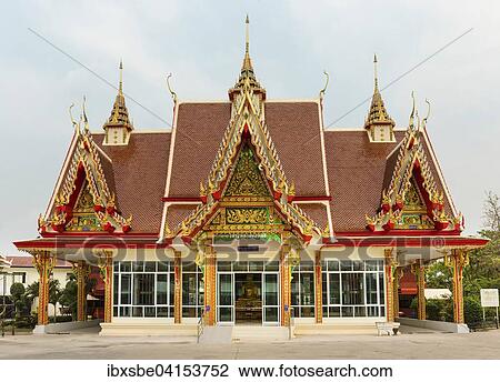 Wat Nong Chabok temple, hall, Korat, Nakhon Ratchasima Province, Isan, Isaan, Thailand, Asia View Large Photo Image Stock Image - Wat Nong Chabok temple, hall, Korat, Nakhon Ratchasima Province, Isan, Isaan, Thailand, Asia. Fotosearch