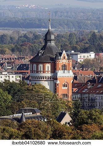 Water tower built in 1901 on the Giersberg mountain, Braunschweig, Lower Saxony, Germany, Europe View Large Photo Image Stock Image - Water tower built in 1901 on the Giersberg mountain, Braunschweig, Lower Saxony, Germany, Europe. Fotosearch