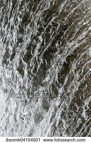 Stock Image - Waterfall, close up. Fotosearch