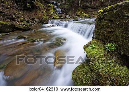 Waterfall in the forest, Foreste Casentinesi National Park, Emilia Romagna, Tuscany, Italy, Europe View Large Photo Image Stock Image - Waterfall in the forest, Foreste Casentinesi National Park, Emilia Romagna, Tuscany, Italy, Europe. Fotosearch