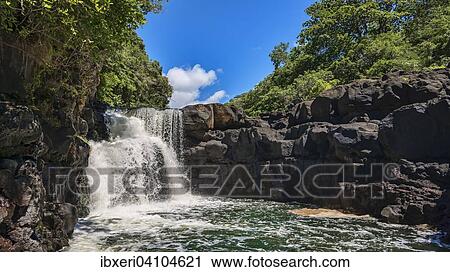 Waterfalls of the Grand River South East, Mauritius, Africa View Large Photo Image Stock Image - Waterfalls of the Grand River South East, Mauritius, Africa. Fotosearch