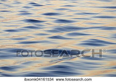 Waves in the evening light, sea, Denmark Strait, Greenland, North America View Large Photo Image Picture - Waves in the evening light, sea, Denmark Strait, Greenland, North America. Fotosearch