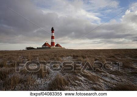 Westerheversand lighthouse, salt marshes and mud flats in the Wadden Sea National Park, UNESCO World Heritage Site, Westerhever, Eiderstedt, North Frisia, Schleswig-Holstein, Germany, Europe View Large Photo Image Stock Photography - Westerheversand lighthouse, salt marshes and mud flats in the Wadden Sea National Park, UNESCO World Heritage Site, Westerhever, Eiderstedt, North Frisia, Schleswig-Holstein, Germany, Europe. Fotosearch