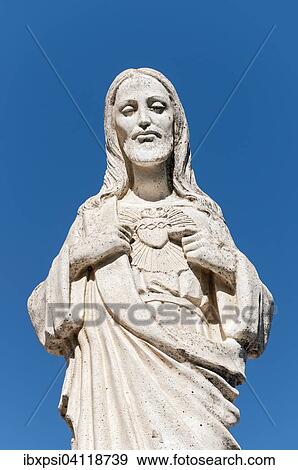 White statue of Jesus Christ outside the Chapel of Virgen de la Pena, Mijas, Andalusia, Spain, Europe View Large Photo Image Stock Photo - White statue of Jesus Christ outside the Chapel of Virgen de la Pena, Mijas, Andalusia, Spain, Europe. Fotosearch