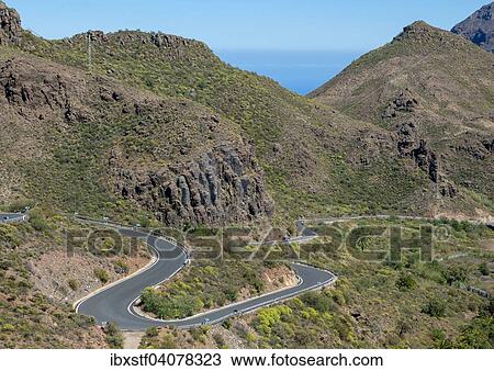 Winding road near San Bartolome de Tirajana, Gran Canaria, Canary Islands, Spain, Europe View Large Photo Image Stock Image - Winding road near San Bartolome de Tirajana, Gran Canaria, Canary Islands, Spain, Europe. Fotosearch