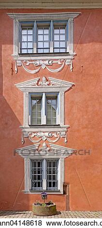 Window in the former bishop's residence, Ladenburg, Baden-Wurttemberg, Germany, Europe View Large Photo Image Stock Photo - Window in the former bishop's residence, Ladenburg, Baden-Wurttemberg, Germany, Europe. Fotosearch