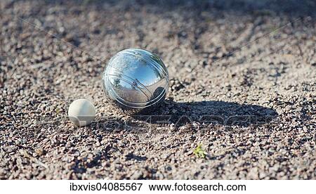 Winning ball in a game of boules View Large Photo Image Stock Photo - Winning ball in a game of boules. Fotosearch
