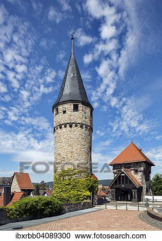 Witches' Tower and Hesse tower, bridge keeper's house, medieval city walls, Bad Homburg, Main-Taunus-Kreis, Hesse, Germany, Europe View Large Photo Image Stock Image - Witches' Tower and Hesse tower, bridge keeper's house, medieval city walls, Bad Homburg, Main-Taunus-Kreis, Hesse, Germany, Europe. Fotosearch