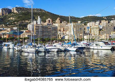 Yachts moored in marina, Monte Carlo, Monaco, Europe View Large Photo Image Stock Photography - Yachts moored in marina, Monte Carlo, Monaco, Europe. Fotosearch