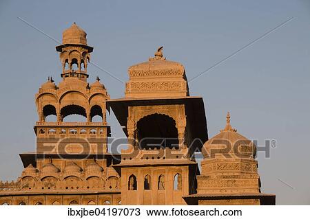 Arched towers in the morning light, Mandir Palace Hotel, Royal Palace, Jaisalmer, Rajasthan, India, Asia View Large Photo Image Stock Image - Arched towers in the morning light, Mandir Palace Hotel, Royal Palace, Jaisalmer, Rajasthan, India, Asia. Fotosearch