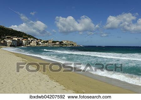 Beach of Algajola, Haute-Corse, Balagne, North Coast, Corsica, France, Europe View Large Photo Image Stock Image - Beach of Algajola, Haute-Corse, Balagne, North Coast, Corsica, France, Europe. Fotosearch