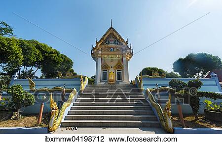 Stock Image - Buddhist temple Wat Khunaram, Phra Wihan Luang Por Daeng, Tambon Na Mueang, Ko Samui, Surat Thani Wat Chang, Thailand, Asia. Fotosearch
