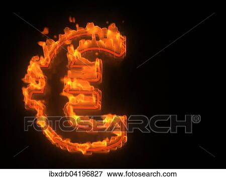 Burning euro symbol, sign, euro crisis View Large Photo Image Stock Photo - Burning euro symbol, sign, euro crisis. Fotosearch